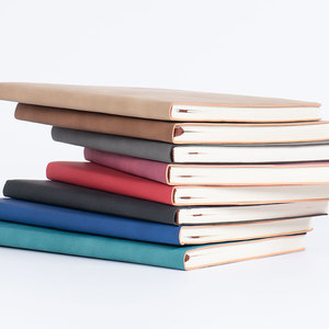 Cuaderno texturizado portátil A5 de gran venta, cuaderno de gestión de horarios preferido de regalo de mezcla y combinación multicolor - Product Image 1