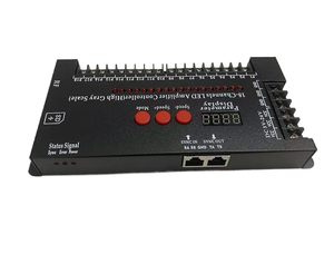 Светодиодный светильник RGB красочный Одноцветный программируемый контроллер DIY 18CH выход Светодиодная лента 5V 12V 24V беспроводной пульт дистанционного управления