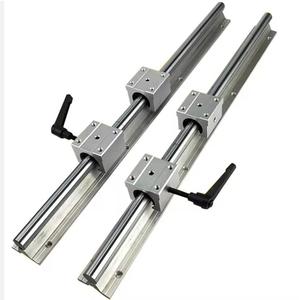 Carril de guía lineal redondo de aluminio CNC SBR12 y bloque de deslizamiento lineal SBR12UU SBR12LUU Guía de movimiento lineal - Product Image 1
