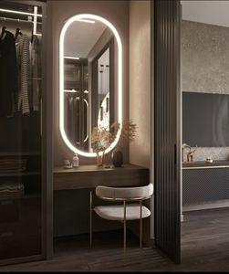 LED Illuminated Arched Backlit Bathroom Vanity <strong>Mirror</strong> <strong>with</strong> Light and <strong>Defogger</strong> - Product Image 6
