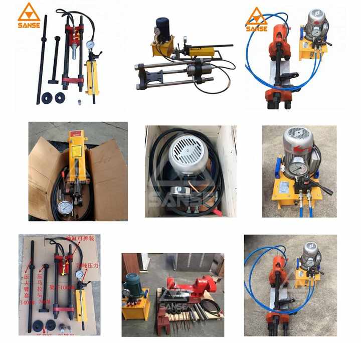 Hand Power Master Pin Chain Track Link Press Machines for 100 TON Rack Pin Removal Equipment Hydraulic Pressing Sanse Machinery
