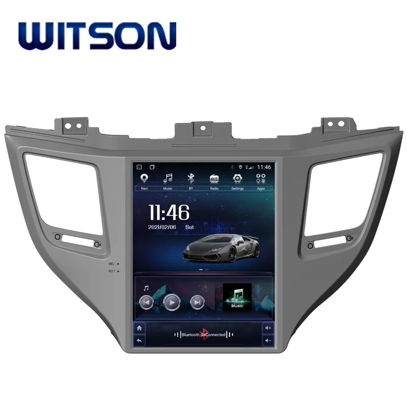 WITSON Android 11 Tesla schermo verticale 2 din in dash Car DVD navigazione GPS per 2016 Hyundai TUCSON/IX35 4 64GB mappa integrata