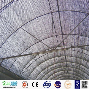 Водонепроницаемая Солнцезащитная сетка 100% HDPE зеленая 40% затеняющая ткань парус эластичная сетка китайская затеняющая ткань рулон для сельского хозяйства - Product Image 6
