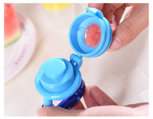Bpa-free 0-12 tháng bé thực phẩm tươi nibbler có thể thay thế Silicone núm vú chống bụi mọc răng đồ chơi trẻ mới biết đi thân thiện trái cây Bộ - Product Image 4