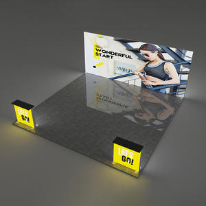 JiongChang Custom Seg Exhibition Expo Portable Trade Show Booth Easy Installation Display Tension Fabric Light Box - Product Image 1