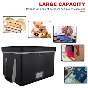 Cajas de almacenamiento plegables de gran capacidad personalizadas, caja de archivo a prueba de fuego - Product Image 6