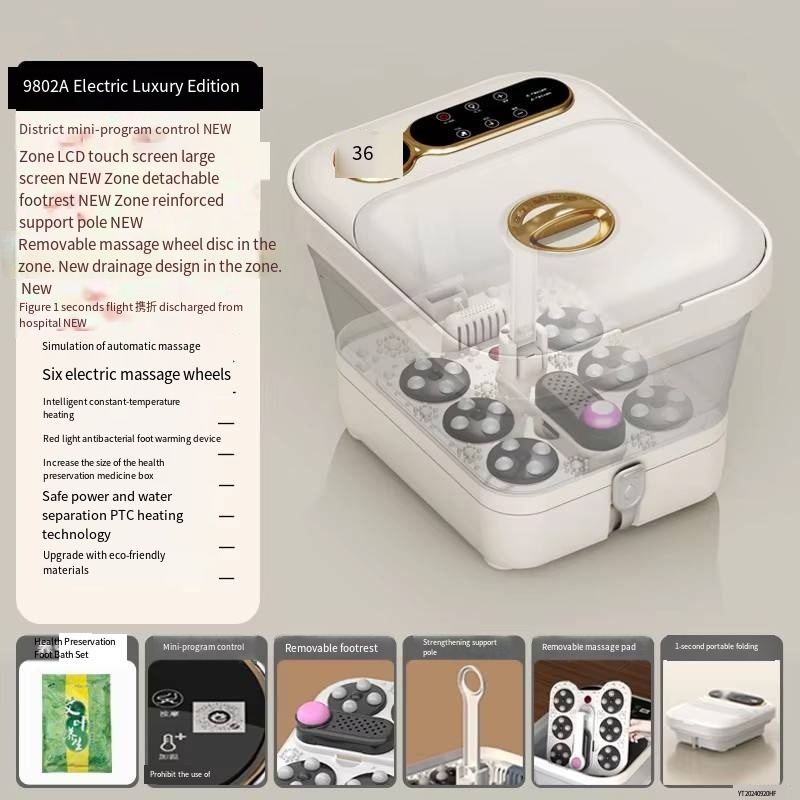 Modèle de luxe électrique blanc 9802a avec conception de drainage-mini-app