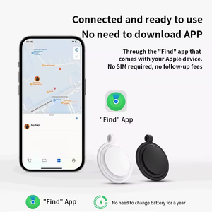 MFI Smart Tag Mini GPS Tracker Localizador para coche Niños Perro Bicicleta Motocicleta con función de alarma Find My & Anti-Lost - Product Image 4