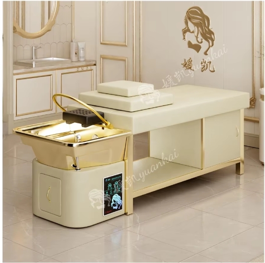 Cama de champú + fumigación + calentador de agua + circulación de agua