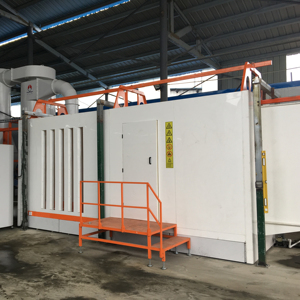 Überlegene große kunden spezifische PP-Pulver beschichtung kammer für den industriellen Einsatz Trocken ofen mit effizienter Motor-und Pulver rückgewinnung - Product Image 1