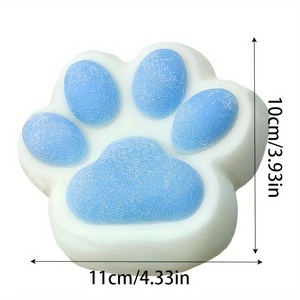 最新の巨大なぬいぐるみ猫の足のストレスリリーフスキッシュおもちゃ-楽しいスクイーズ & ピンチ、オフィス、休日、ギフトに最適なおもちゃ - Product Image 4