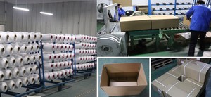 Aanpasbare Dubbel Beklede Garenfabriek Vervaardigde Elastische Latex Rubberdraad In Ruw Wit Of Zwart Voor Het Breien Van Weven - Product Image 6