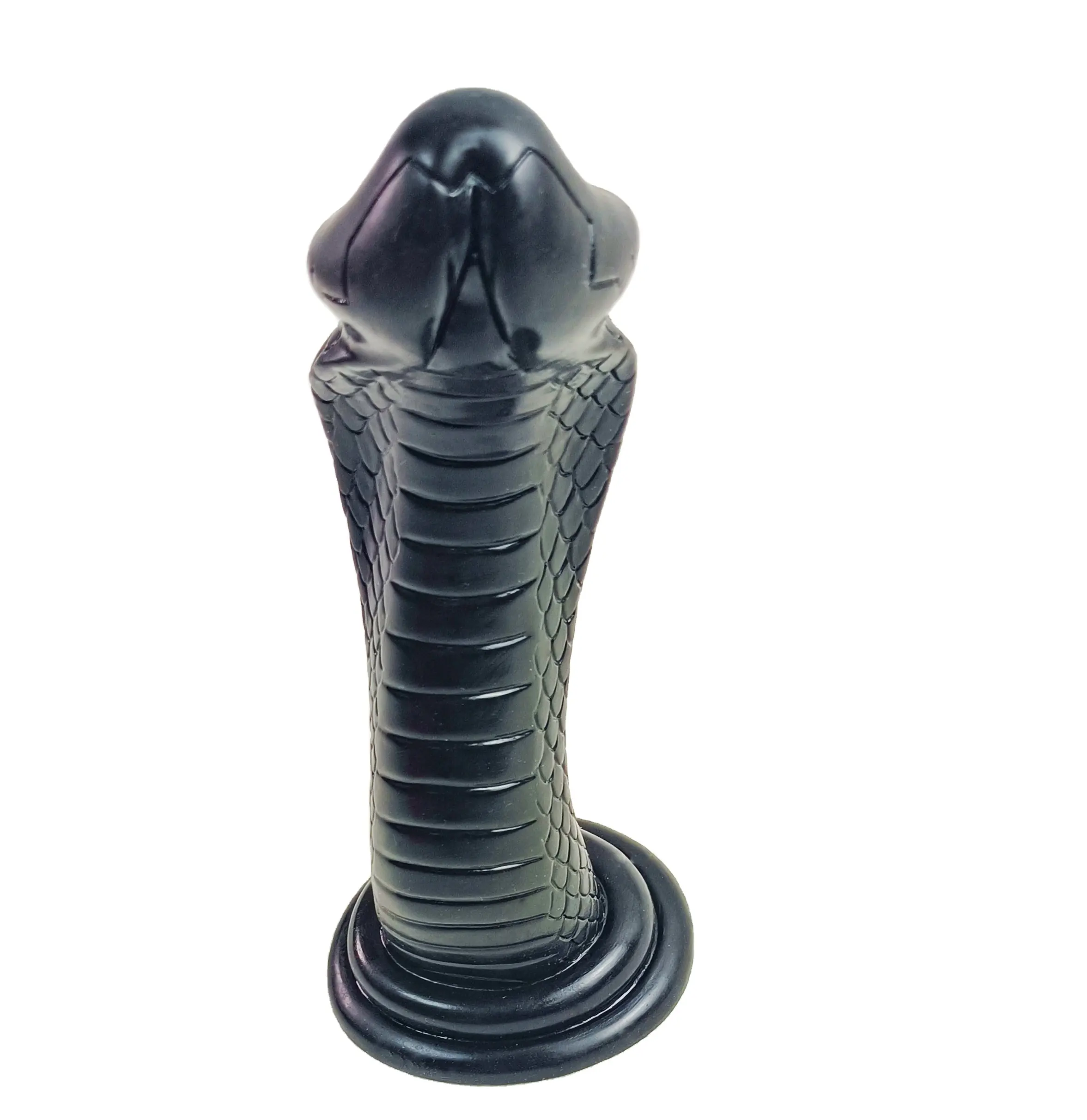 27 cm schwarze Schlange großer Monster-Dildo mit starker saugnapf Tierreiz-Stick G-Punkt Prostata-Stimulationsmittel Sexspielzeug für Männer und Frauen