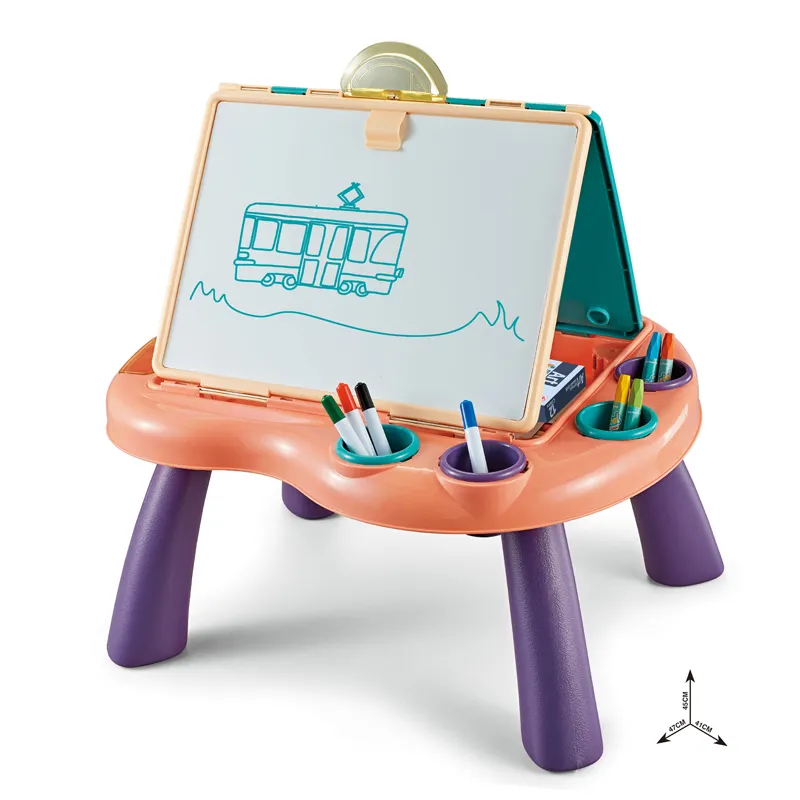 2 в 1 Многофункциональный двухсторонний diy живопись для детей детский столик для ноутбука игрушка детская доска для рисования