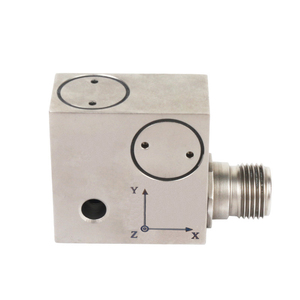 100mV/g integrativo piezoelettrico velocità di vibrazione triassiale trasduttore sensore di vibrazione accelerometro 3 assi - Product Image 2