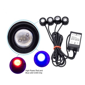 Kartal göz COB 4 LED 12V oto araç araba DRL ters yedekleme park lambası araba LED stroboskop ışığı diğer araba ışıkları - Product Image 1