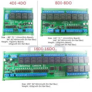 CAROA04 12V/24V 4-CH DI-DO CAN Fieldbus Relay <strong>Module</strong> RS485 <strong>Modbus</strong> RTU IO Expansion Board <strong>Digital</strong> <strong>Input</strong> CAN Controller CAROA04