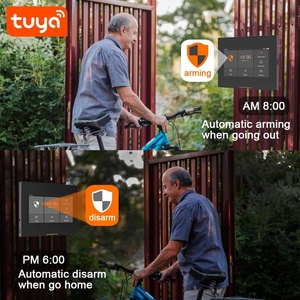 2023 Tuya Smart Wireless GSM WiFi Smart Home <span class=keywords><strong>Security</strong></span> Laser sistema de alarme com 4,3 polegadas Touch <span class=keywords><strong>Screen</strong></span> <span class=keywords><strong>LCD</strong></span> PST-H502