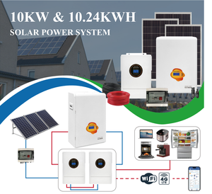 10 KW On-Grid-Solarstrom anlage Photovoltaik-Solarpanel-Kit mit Wechsel richter und PWM-Controller - Product Image 2