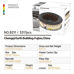 8211 China Fujian Yongding Tulou-Chengqi Building