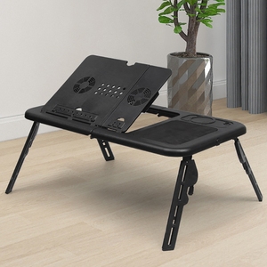 Multi-Function Laptop <strong>Computer</strong> <strong>Table</strong>, Stand-Up Folding <strong>Computer</strong> <strong>Table</strong>, Laptop Tray Support on USB Cooling Bed - Product Image 5