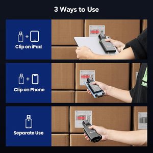 Eyoyo 1D 2D Backclip Bluetooth Inalámbrico 3000mAh QR Código de barras Escáner de código de barras Lector PDF417 Matriz de datos - Product Image 5