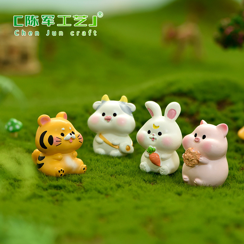 The 12 Chinese zodiac color series