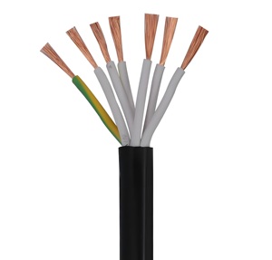 PVC yalıtımlı 7 çekirdekli bakır davranış düşük voltaj için 0.<span class=keywords><strong>5</strong></span> <span class=keywords><strong>sqmm</strong></span> H05VV5-F tipi kurulum tel