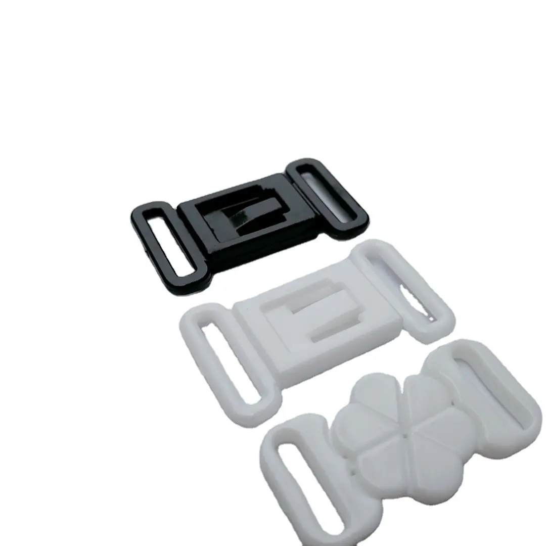 Fivela de liberação lateral curva, de plástico, alta qualidade, preta, para coleiras, bagagem, fecho de cinto de 25mm