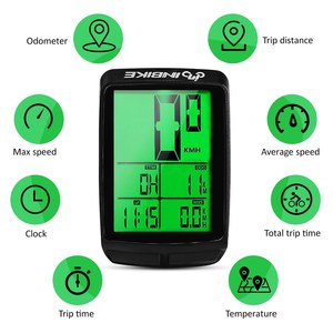 Ordenador inalámbrico para bicicleta de montaña, multifunción, pantalla grande, velocímetro, odómetro, resistente al agua - Product Image 5