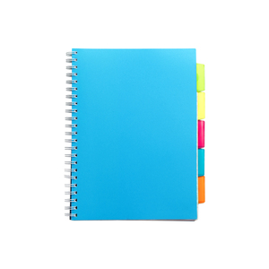 Cuaderno en espiral de tamaño A4 personalizado, cubierta de PP, minicuaderno de colores de línea fácil de rasgar - Product Image 4