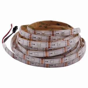 Striscia APA102 30/60/144 Led/Pixel SK9822 Smart Led Pixel Strip dati e CLCK separatamente DC5V IP30/IP65/IP67 - Product Image 1