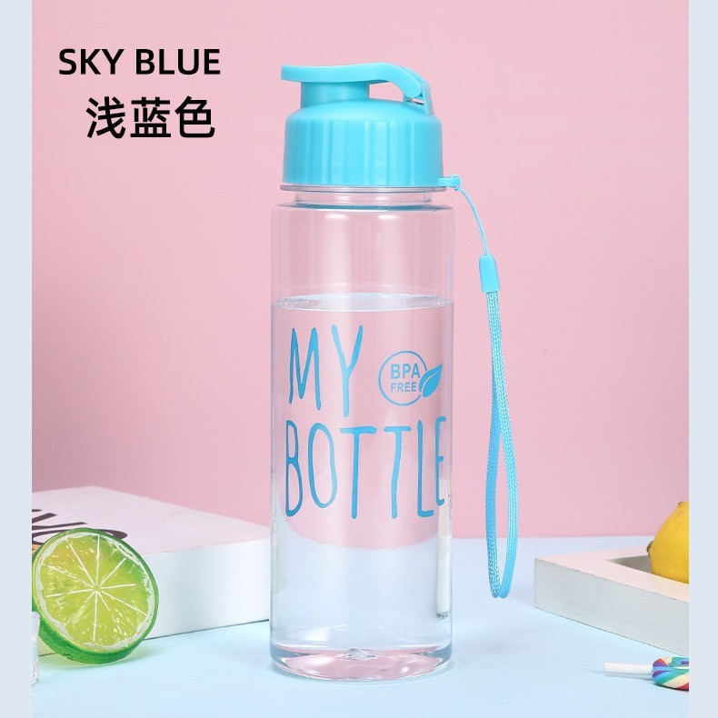 The new light blue straight-sided Mybottle water bottle