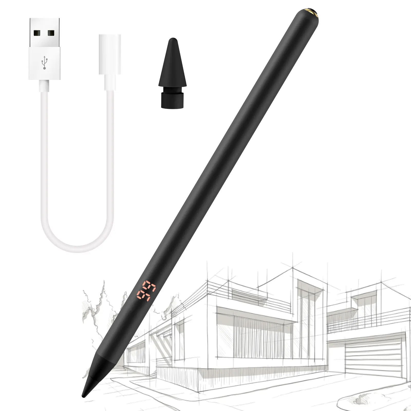 High Precision Tilt Sensitive nan Cover For Apple Palm Rejection Tilt Active Mini Bling Capacitance Stylus Pen Pencil