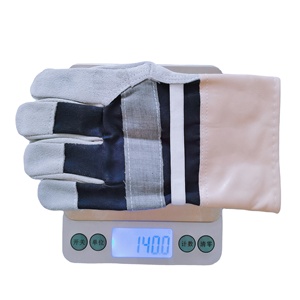 Construction Worker <strong>Gloves</strong> Good Luck Wholesale Leather Heavy Duty Anti-cut Safety Protection <strong>Gloves</strong>