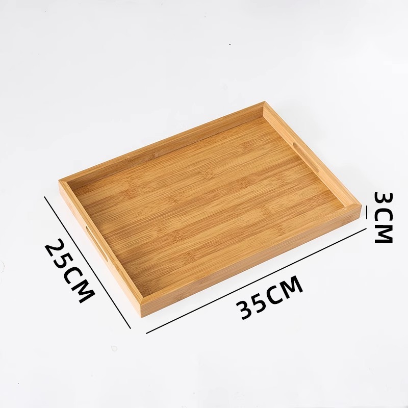 Length 35 x Width 25 x Height 3 Small Handle Tray
