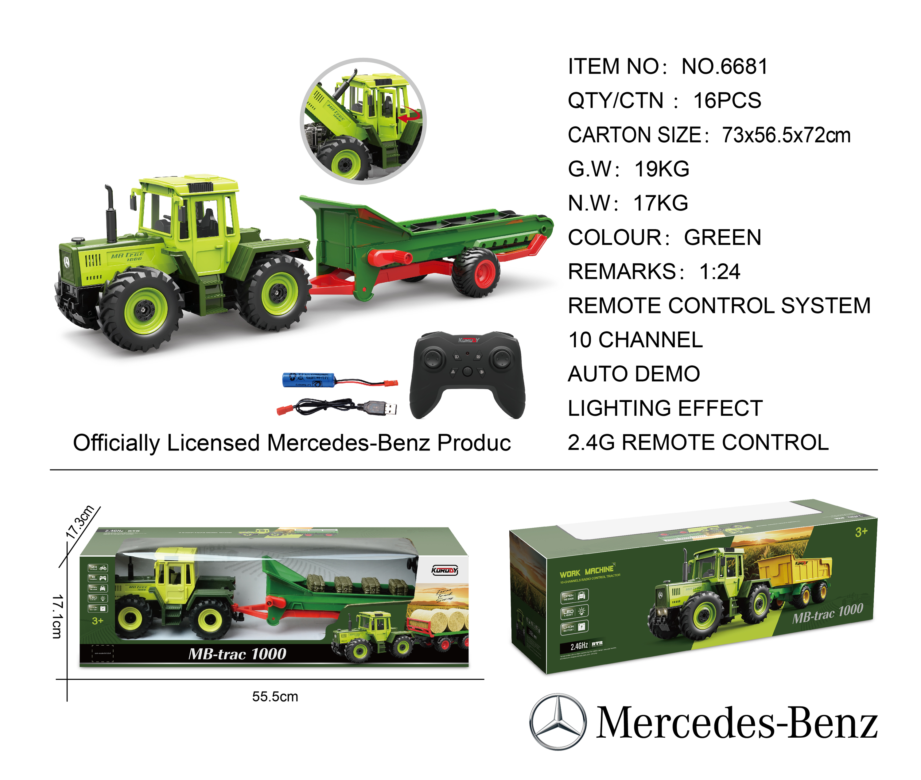 Conveyor Belt Vehicle With 4 Small Grass Seeds