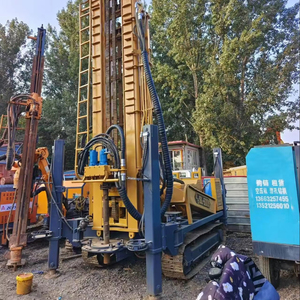 Gebruikt Boordiepte Hydraulische Dth Crawler Boorinstallatie Voor Waterput Boorinstallatie Machine Aangedreven Door Dieselmotor - Product Image 1