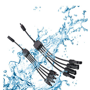 Y tipi güneş PV şube kablo konektörü paralel adaptörleri 1 ila 2/3/4 yollu GÜNEŞ PANELI konektörü Allocator - Product Image 4
