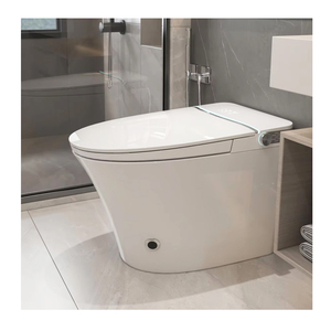 モダンバスルーム衛生陶器インテリジェント便器自動センサーワンピースWcトイレセラミック自動スマートトイレ - Product Image 1
