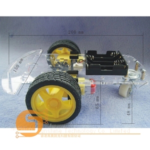 2WD Smart Robot Car Chassis Kit mit Geschwindigkeit geber für Arduinos 51 M26 DIY Education Robot Smart Car Kit