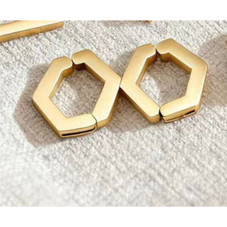 solo hexágono dorado