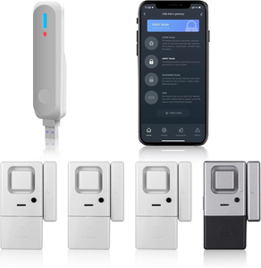Alarma de ventana de puerta con alertas de aplicación Seguridad en el hogar inteligente WiFi inalámbrico Alarmas de ventana y puerta para seguridad en el hogar Seguridad para niños - Product Image 1