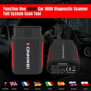 KONNWEI KDIAG MINI Voll system Auto Scanner Reset SAS EPB Service ECU Programmierer OBD OBD2 Auto diagnose tool pk Think diag