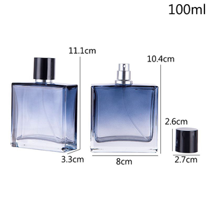 カスタムハイエンド30ml 50ml 100mlガラスマットケルンスプレー香水瓶男性用