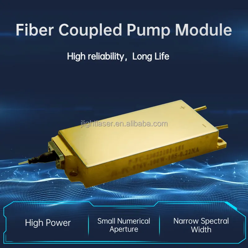 976nm 60W yarı iletkenler diyot modul lazer Fiber birleştiğinde pompa modülü