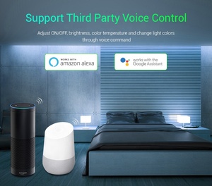 Беспроводной контроллер с Wi-Fi и управлением со смартфона, контроллер для световой ленты, синхронизация с голосовым управлением, работает с Alexa Google Assistant IOS Android Mi Light