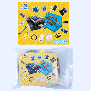 ODM OEM Kit di base per auto intelligente Robot con ultrasuoni per evitare gli ostacoli programma educativo per gli studenti Robot Robot Kit