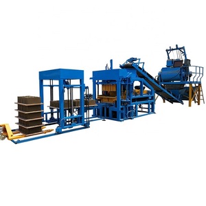 Qt4-20-máquina automática de bloques de hormigón, equipo de fabricación de bloques con apilador de bloques en México - Product Image 4