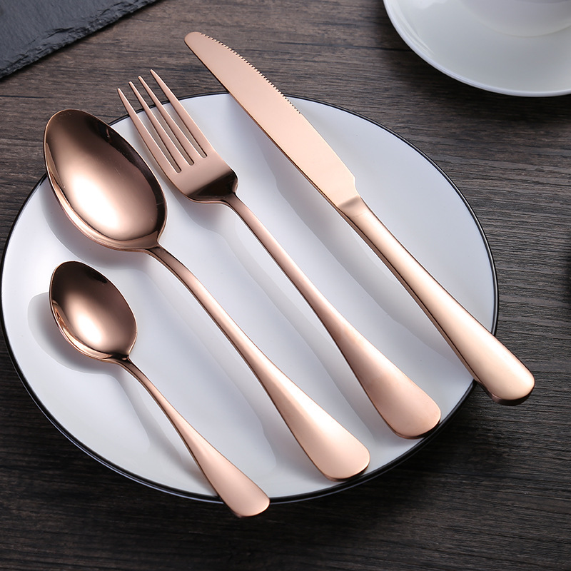 Four-piece rose gold